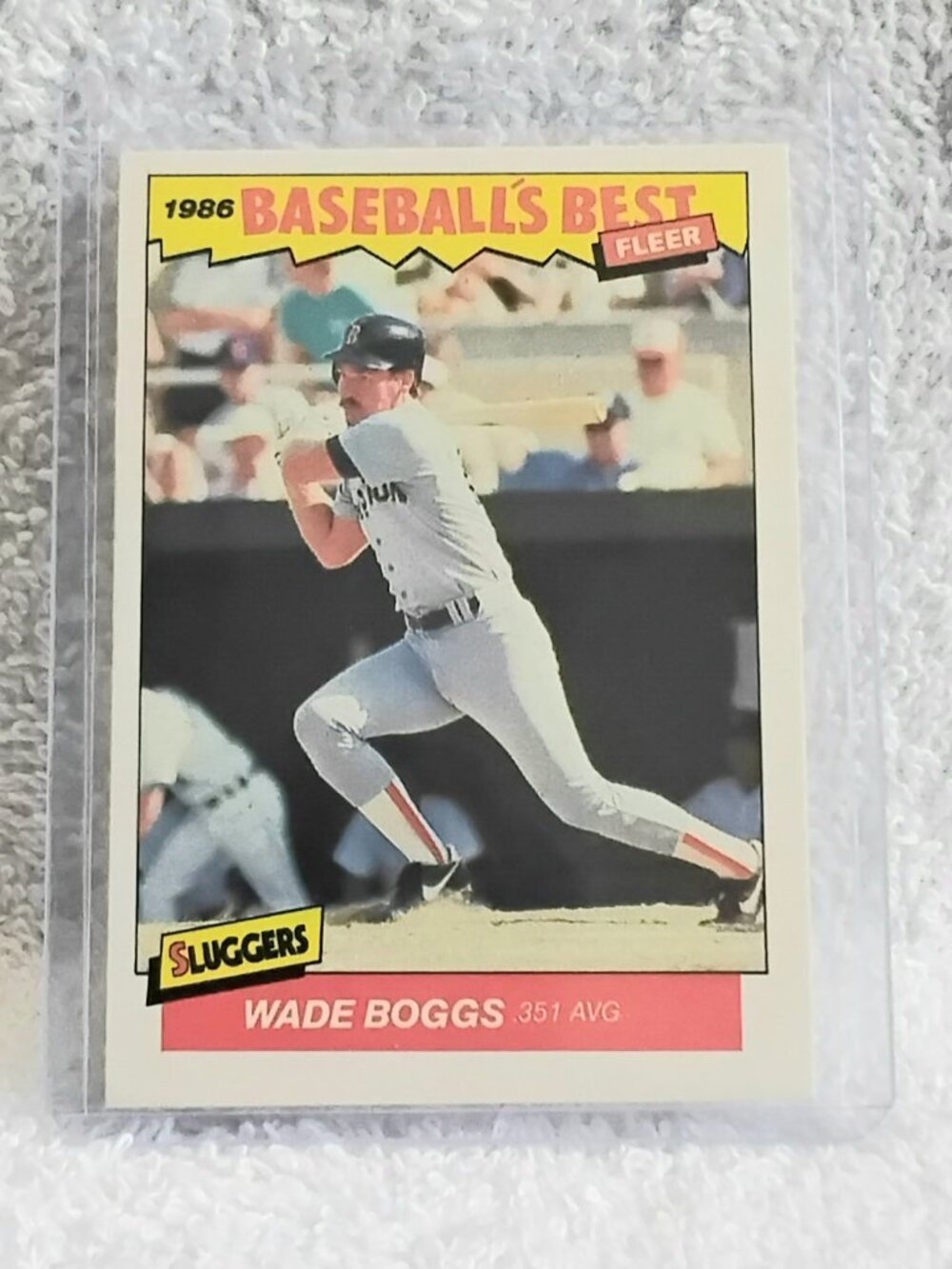 5/$20 Mint 1986 Fleer Wade Boggs Baseball's Best Sluggers MLB Card 2!!